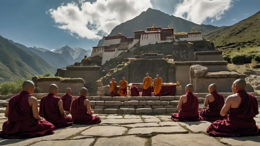 Tibetan Monks and the Levitation Chant
In the Himalayas, monks have long used deep harmonic chants. According to some explorers, they once witnessed large stones being levitated by synchronized drumming and chanting—a claim dismissed by mainstream science, but intriguing nonetheless.
