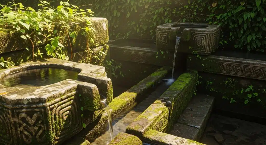 Sacred ritual baths uncovered by Chachabamba Lidar scans