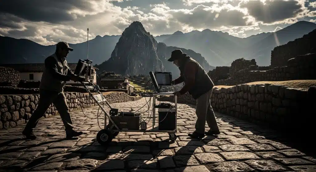 Cusco Tunnels GPR scanning underground labyrinth beneath Inca capital