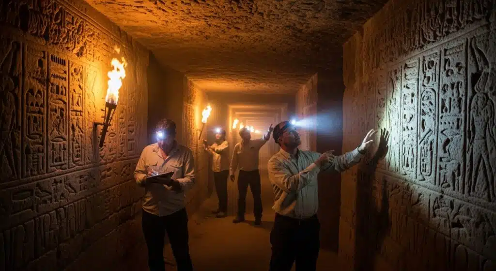 Cleopatra Sunken Port tunnel discovered beneath Taposiris Magna