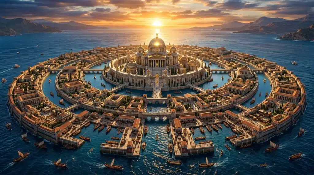 Myth-of-Atlantis-ancient-island-civilization-before-destruction