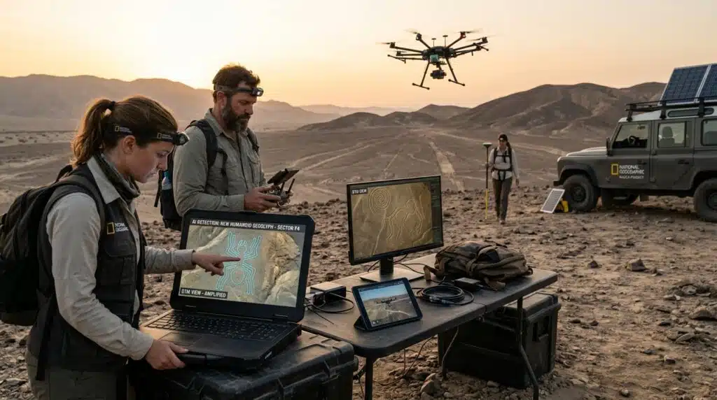 Nazca Lines Mystery AI discovering new geoglyphs in Peru