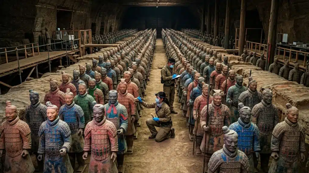 Terracotta Army Mysteries 8000 unique warrior faces