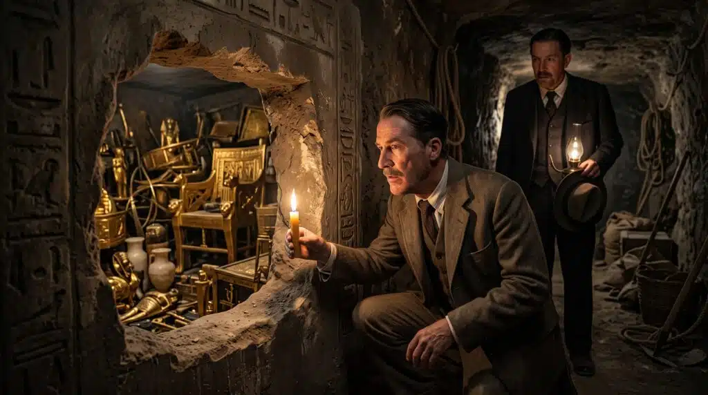 King Tut Curse tomb discovery Howard Carter opening Tutankhamun tomb