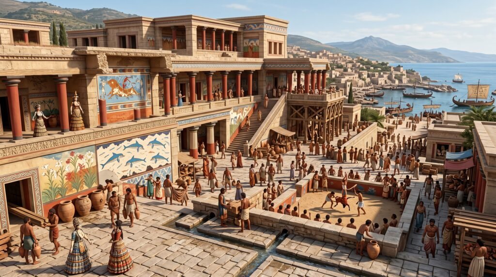 Minoan Civilization Mystery ancient Crete palace and Bronze Age society