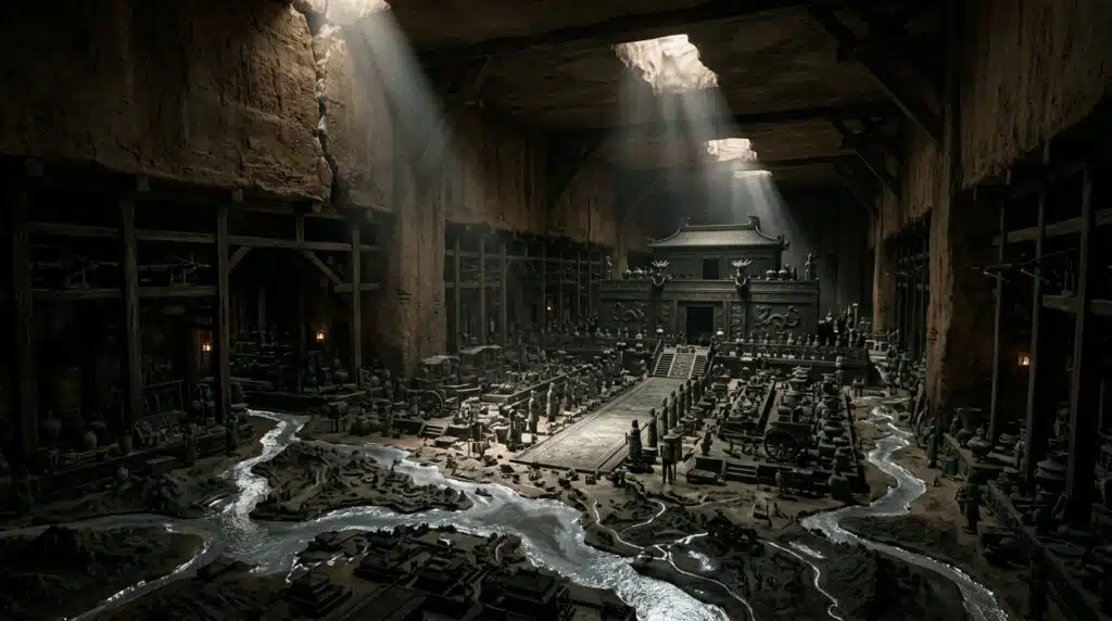 Terracotta Army Mysteries sealed tomb of Qin Shi Huang underground palace
