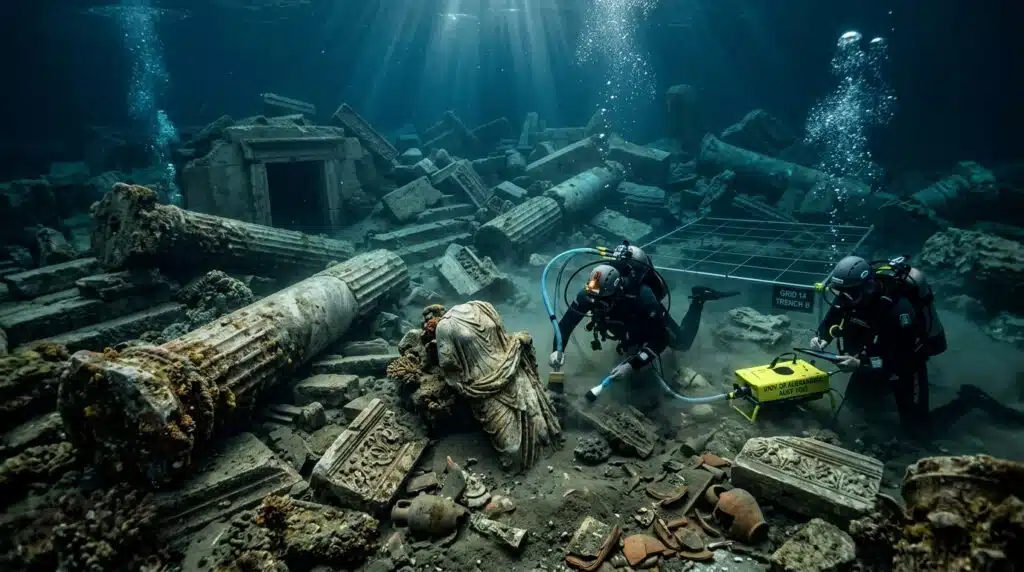 Cleopatra Lost Tomb hidden burial chamber beneath ancient Alexandria
