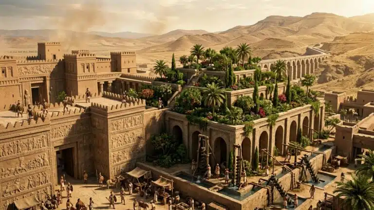 Hanging Gardens of Babylon Nineveh theory